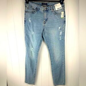 Aeropostale Mens Skinny Jeans Light Wash Size 34 x 34